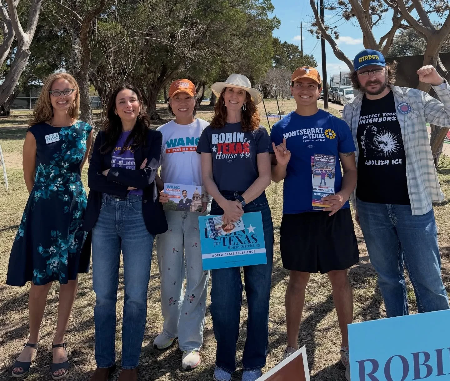 I want to send a big shoutout and heartfelt congratulations to all the HD-49 candidates!! You guys have made this race an incredible experience and I wish you all the best. I wish Montserrat and Kathie best of luck as they head to the run-off in May.