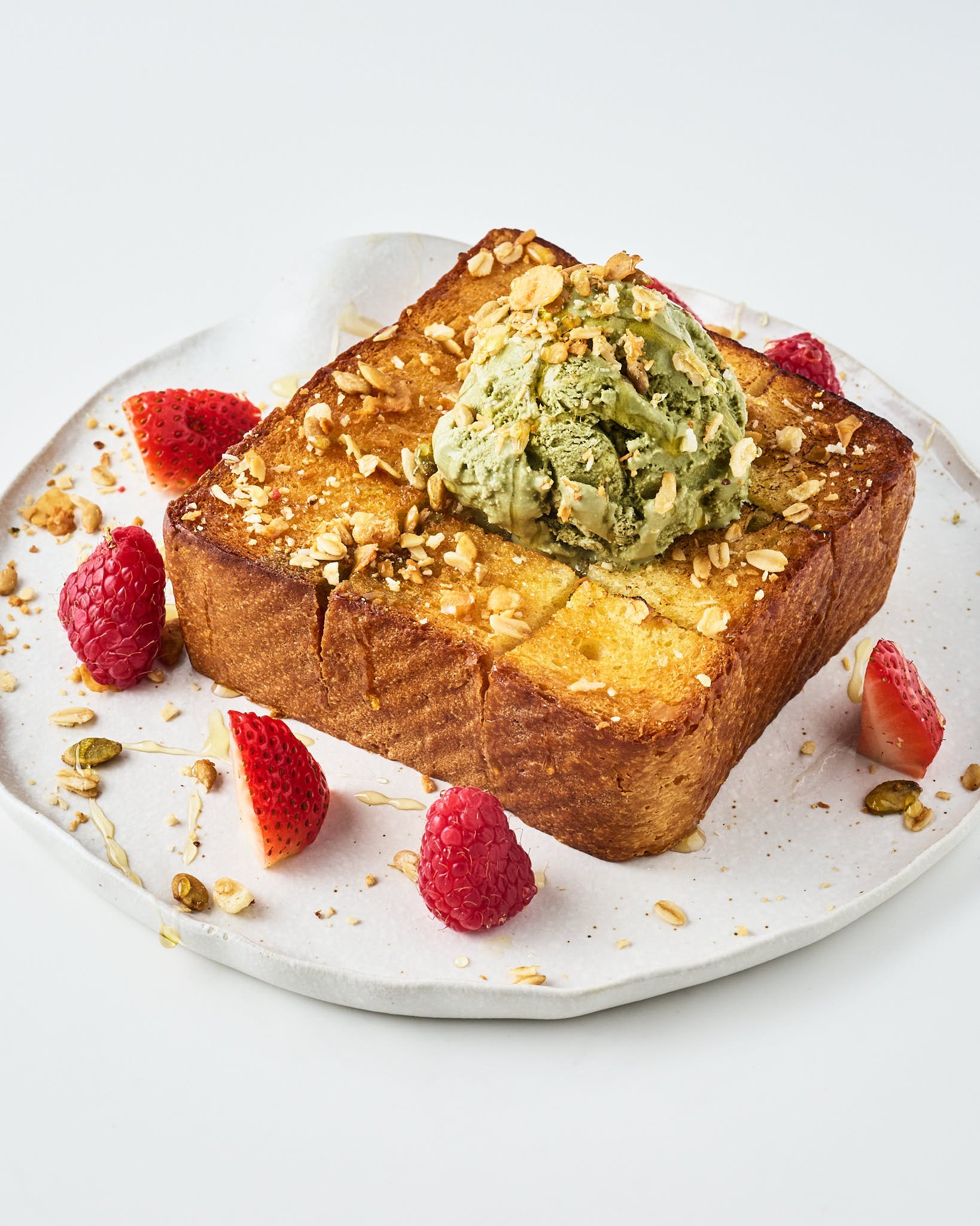 Matcha Honey Toast