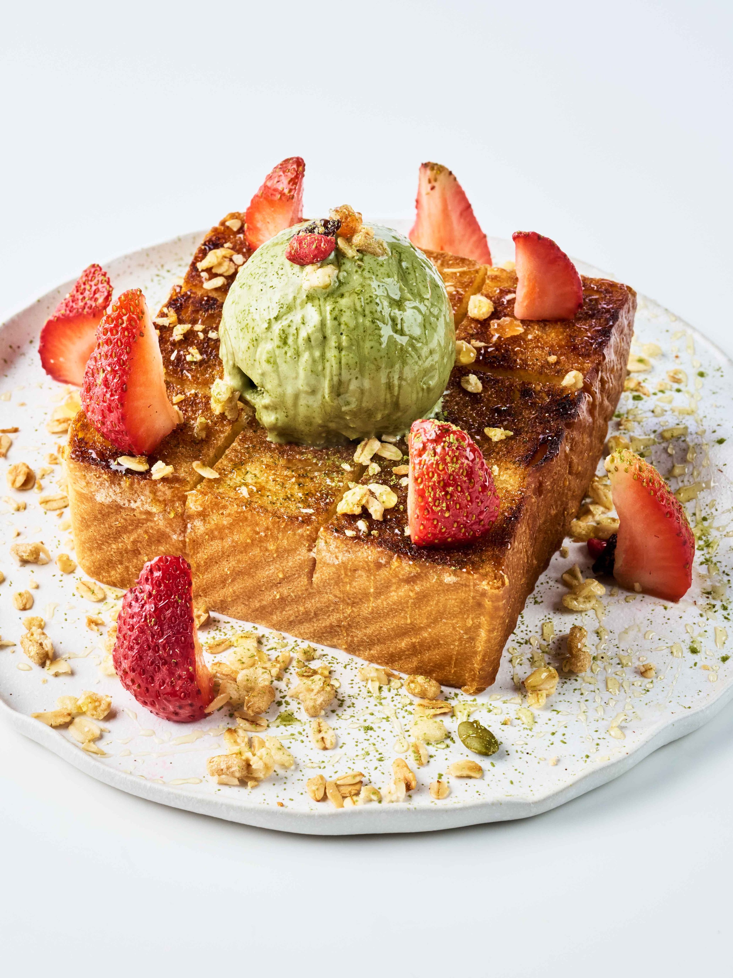 Matcha Honey Toast | $15