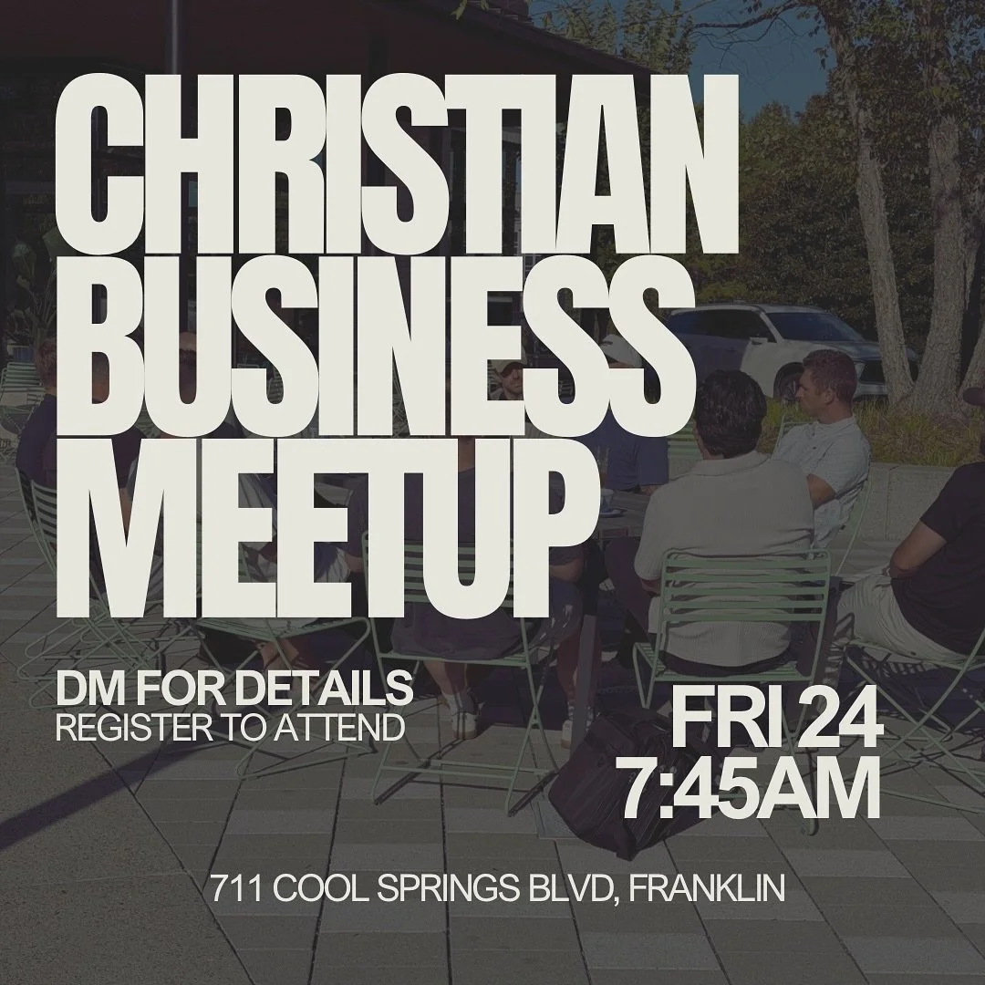 Love Jesus + Business? Let&rsquo;s be friends! DM for info and share. This event is free and open to all entrepreneurs, business leaders and creators. #smallbiz