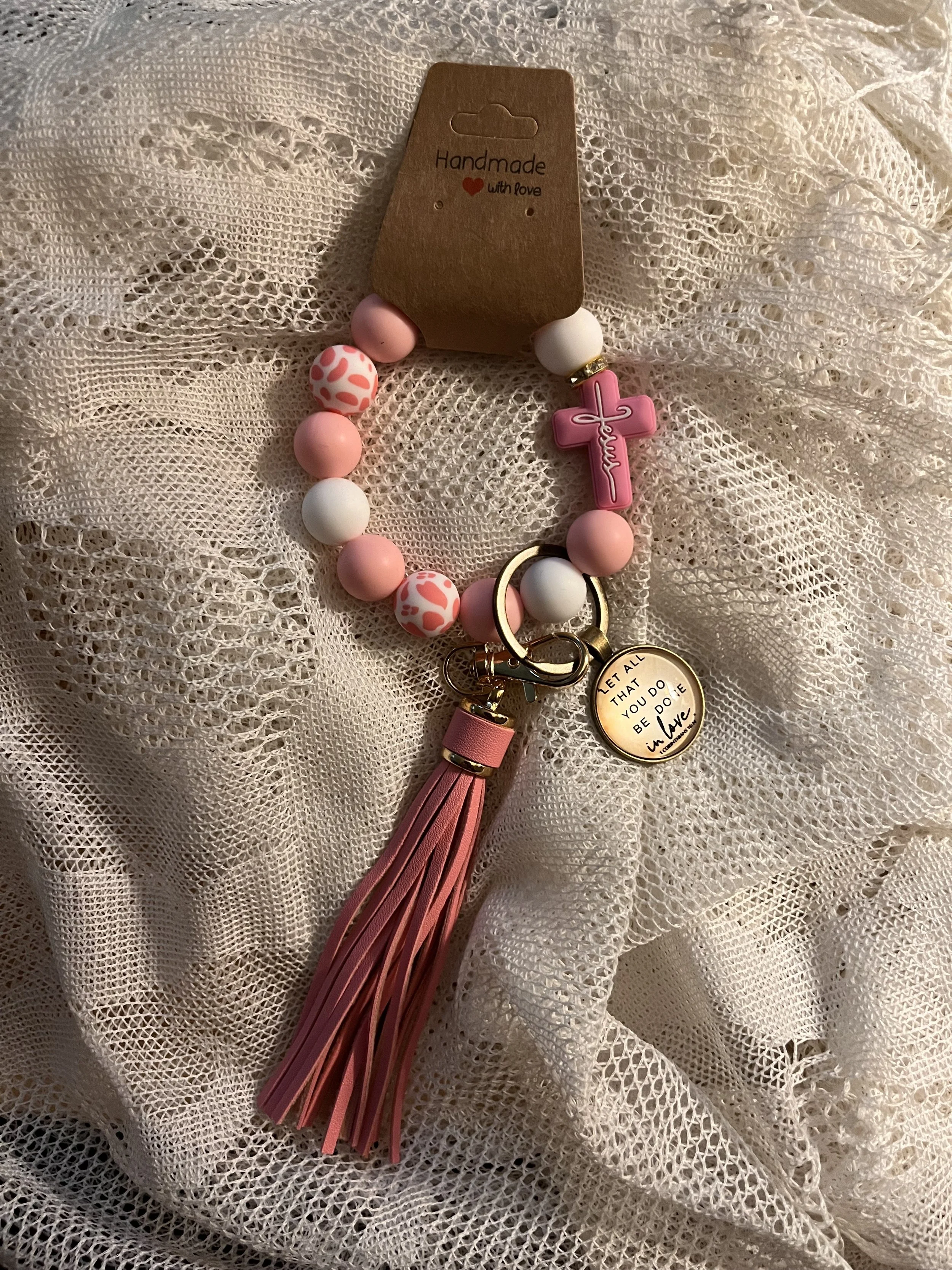 Tassel Key Chain Bracelet