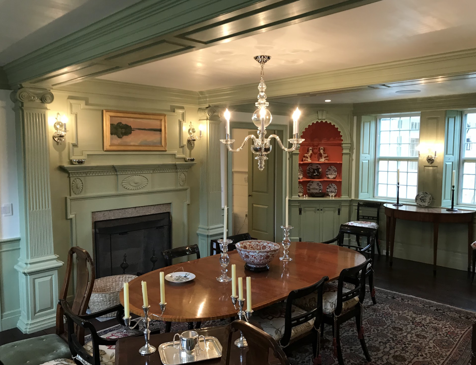 Historic interior painting  in Avondale, Rhode Island, by Cyr Painting and Restoration