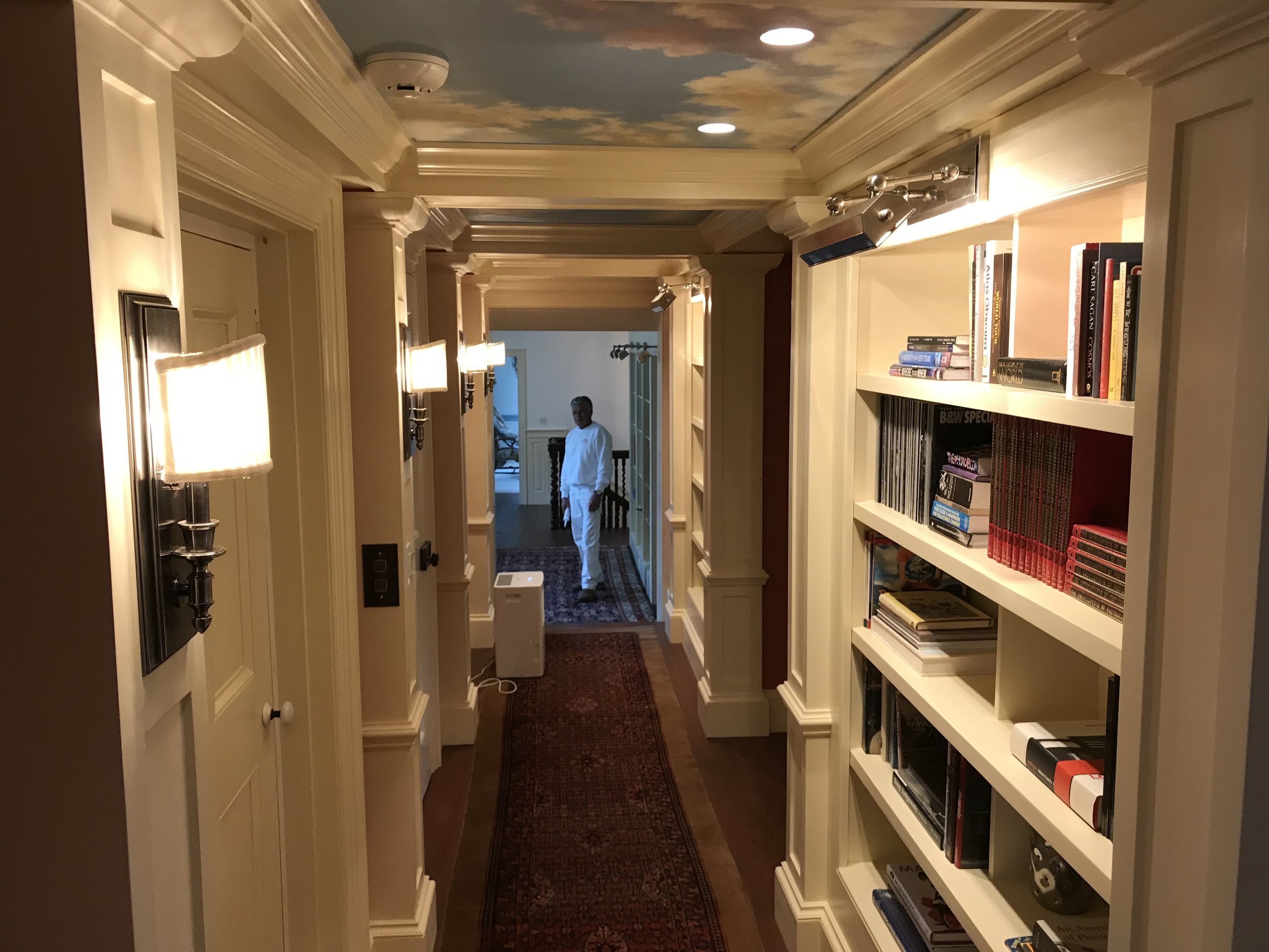 Historic interior trim painting and restoration in Avondale, Rhode Island, by Cyr Painting and Restoration