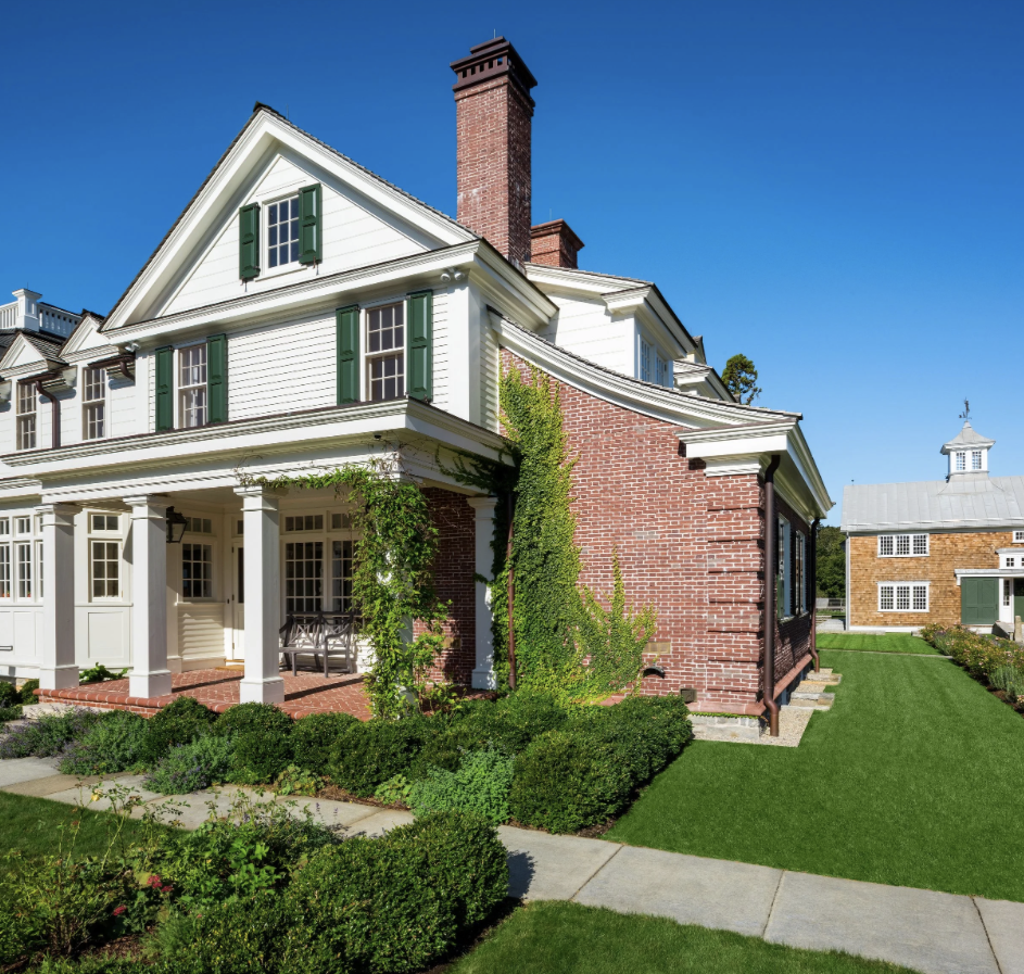 Historic estate exterior painting and restoration in Avondale, Rhode Island, by Cyr Painting and Restoration
