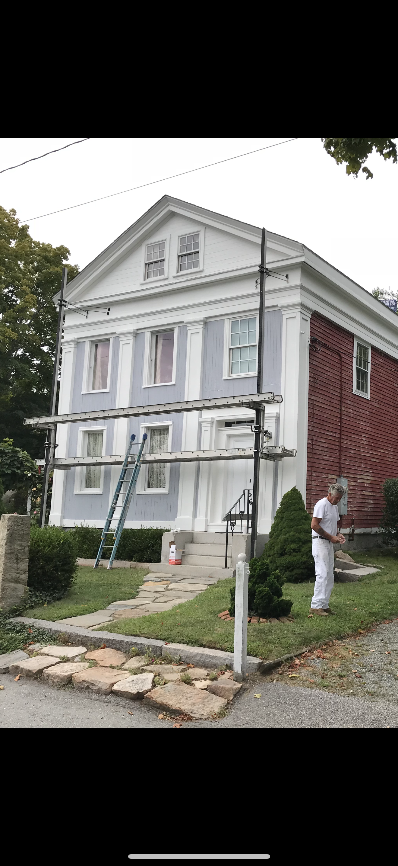 Historic home in Mystic, Connecticut, by Cyr Painting and Restoration