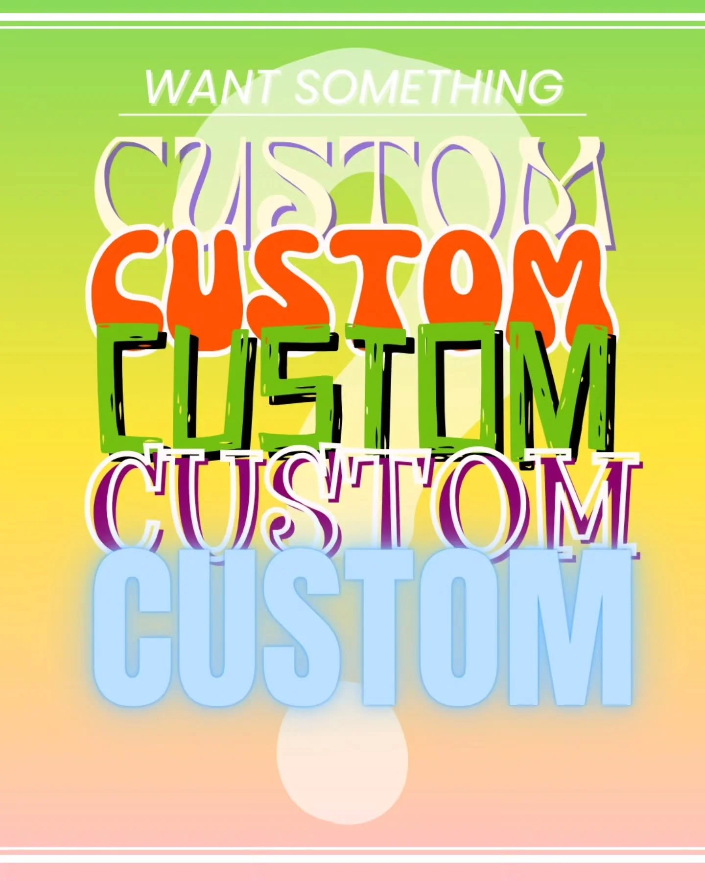 Let us build a custom game show for you and your friends! 

Whether you're celebrating something special or just want to go all out, we can build original games and rounds for your group or person of the hour.

Tailor games to your interests, delight