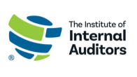 Logo of the Institute of Internal Auditors with a stylized globe and the organization's name.