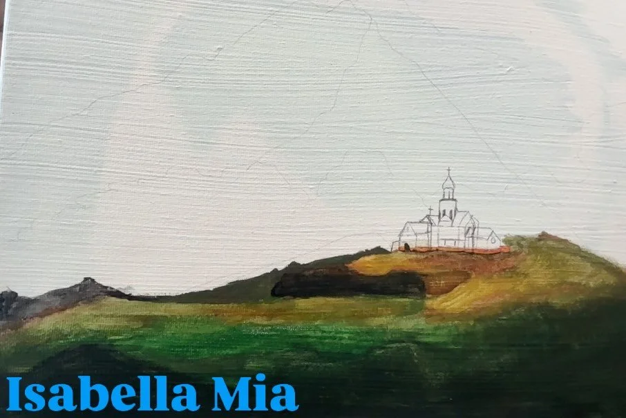 Finished this painting in art class! (My school doesn&rsquo;t allow phones so I had to do it on my computer- so sorry if the quality is not good). Here is pictures from the process <3 I used a reference. Just thought a change of scene would be nic