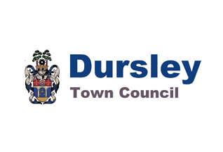 Dursley Town Council logo with a coat of arms and text