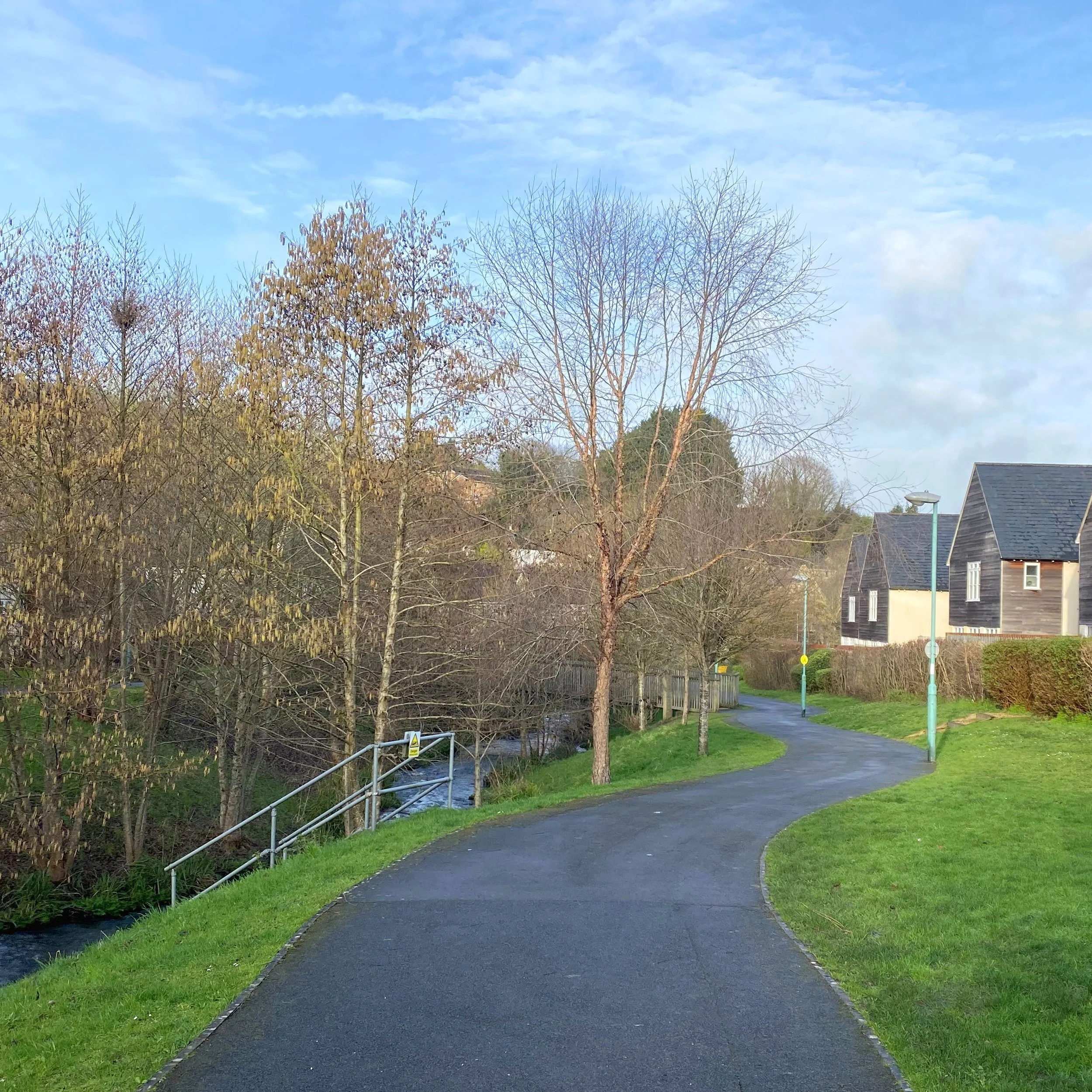 Shared path in Littlecombe