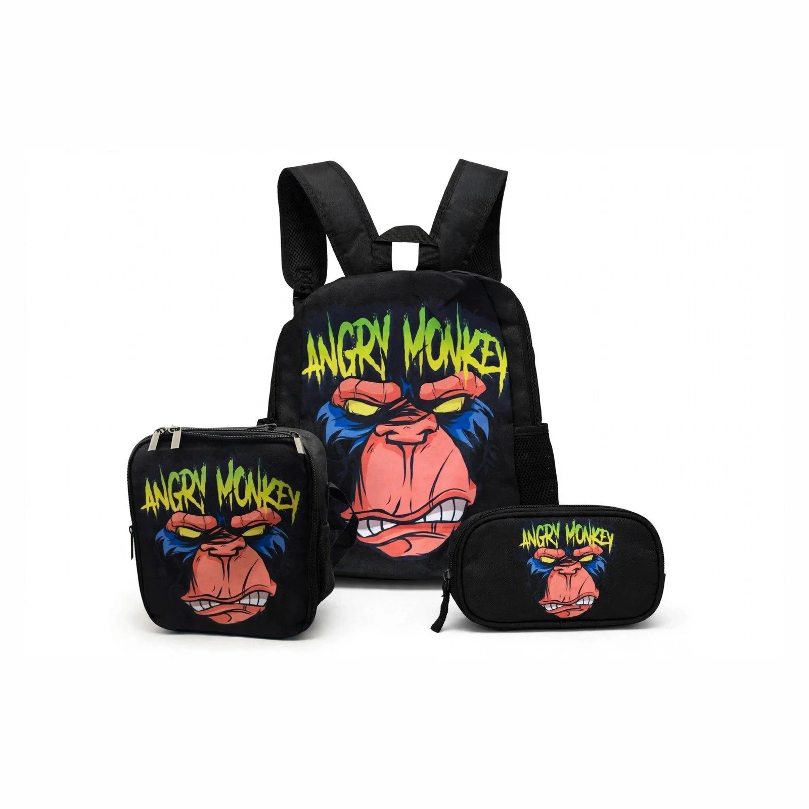 Angry Monkey Jerky Backpack Set
