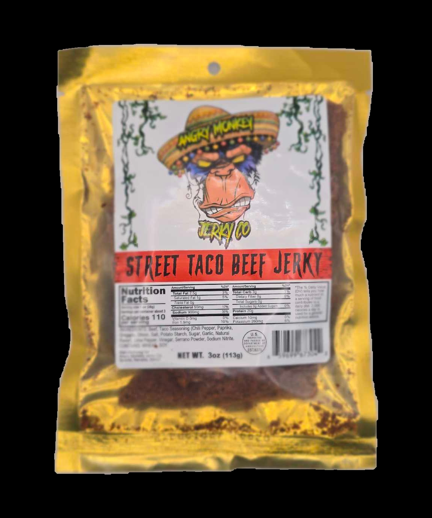 Street Taco Beef Jerky ~ 3oz