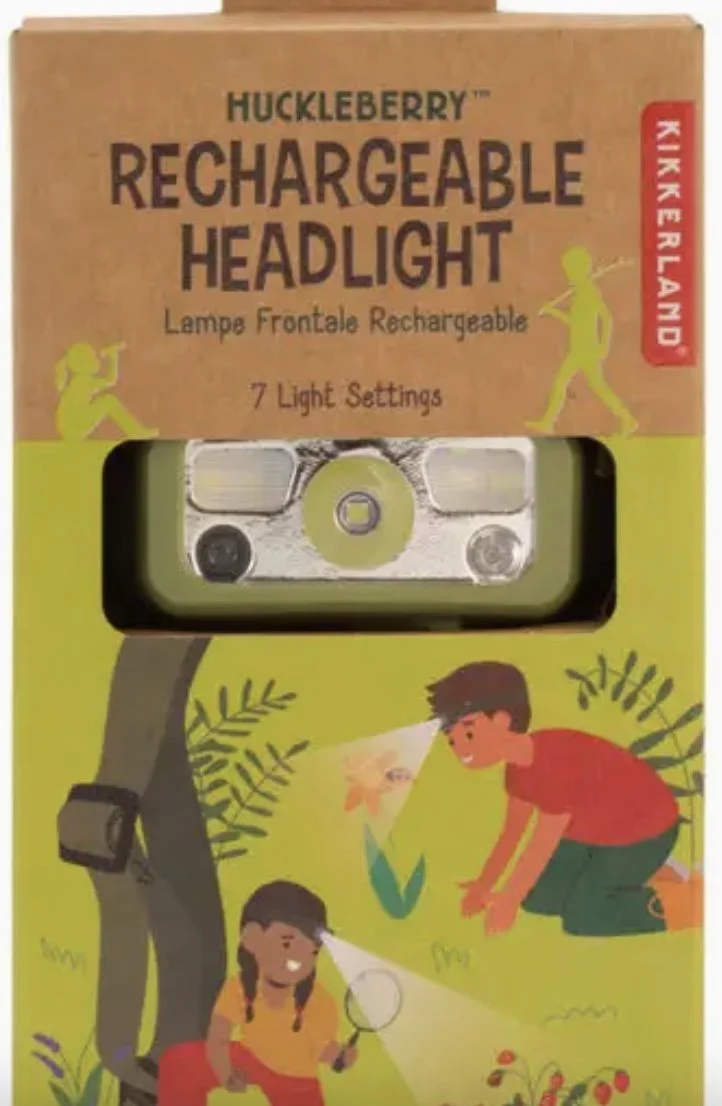 Rechargeable Headlight-Kikkerland