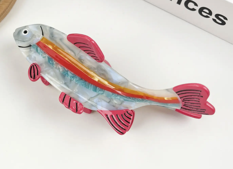 Colorful Fish Hair Clip