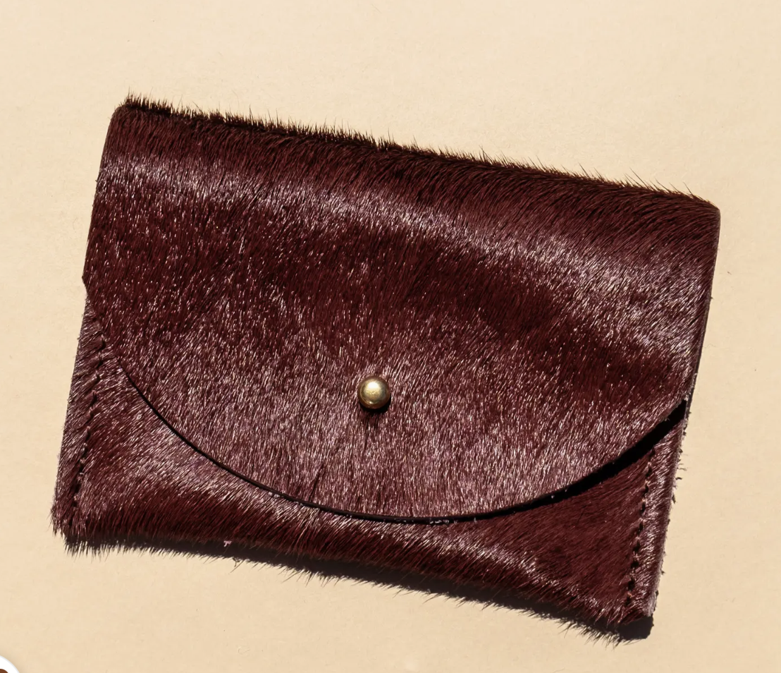 Cardholder - Plum Cowhide