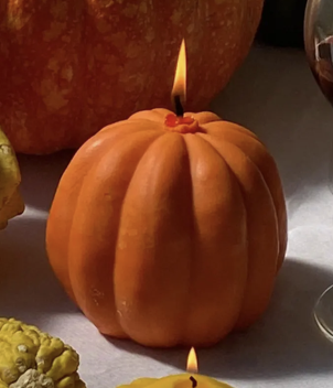 Pumpkin Candle - Orange