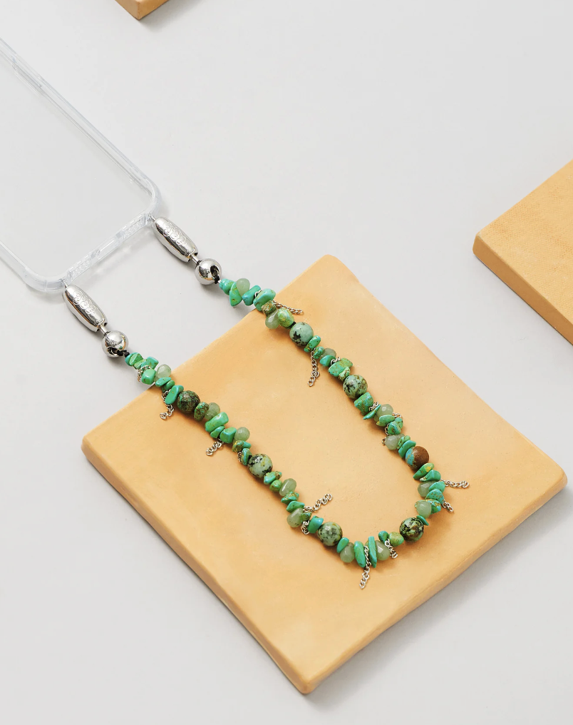 Ossa Stone and Fringe Wristlet