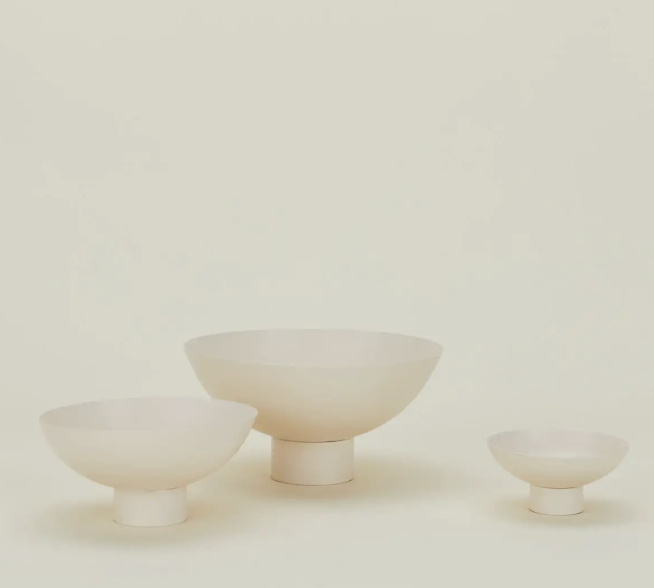 Essential Footed Bowl ( Medium) - Ivory