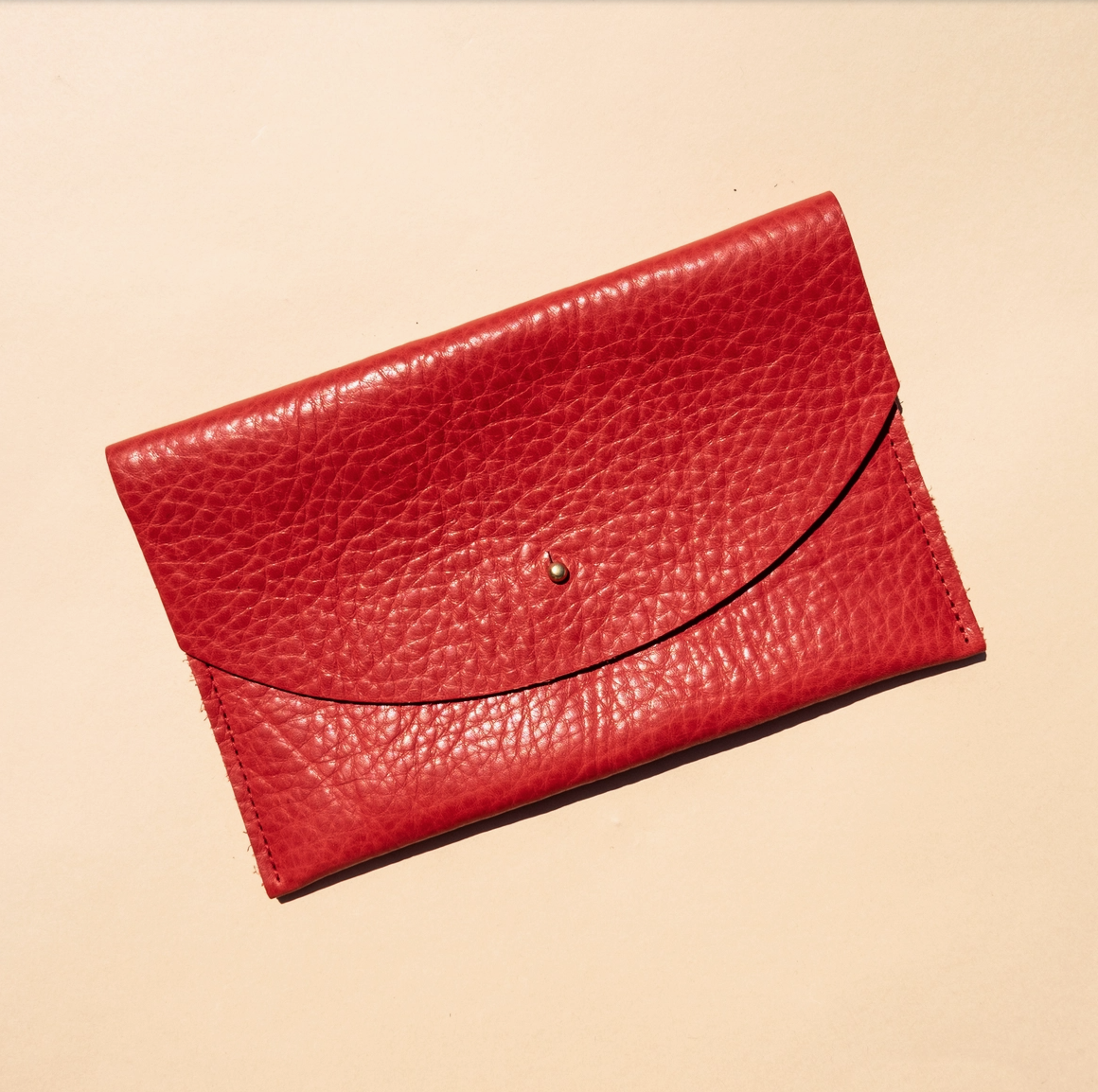 Envelope Pouch - Tomato Leather