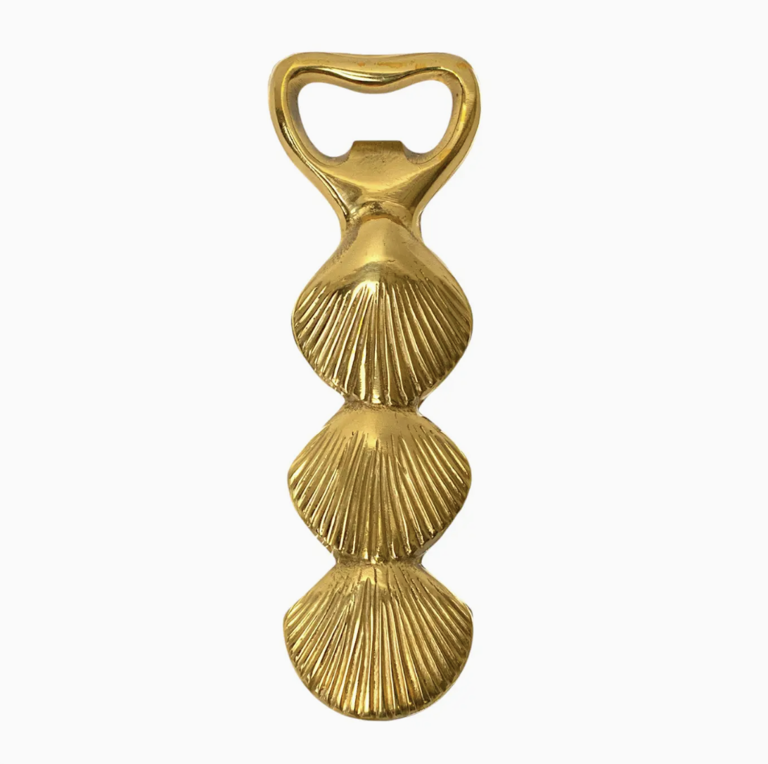 Brass Seashell Bottle Opener
