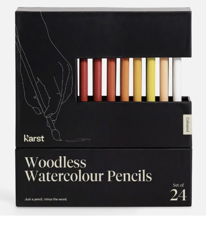 Karst - Woodless Watercolor Pencils - Set of 24