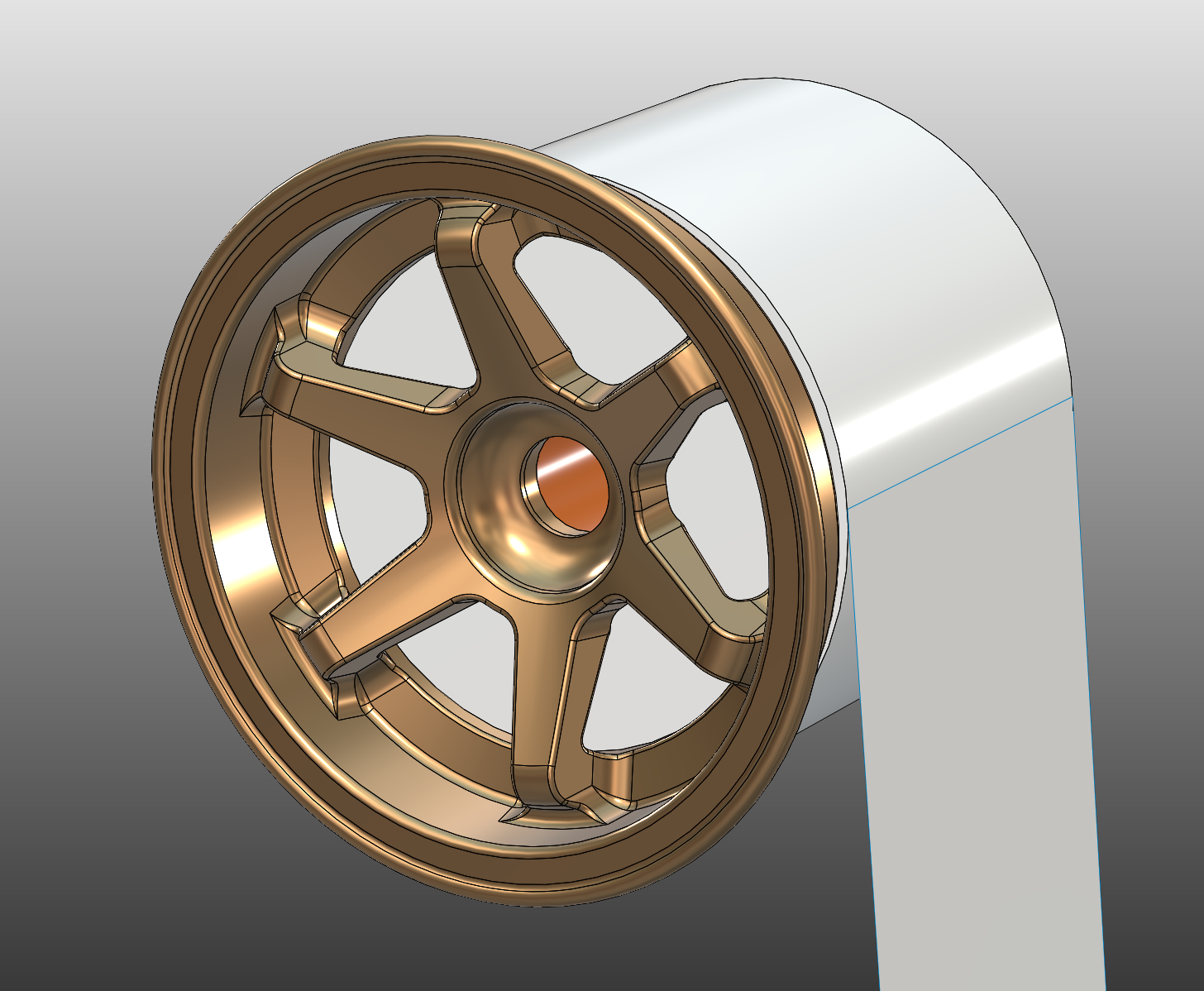 DIGITAL TOILET - 6 SPOKE T
