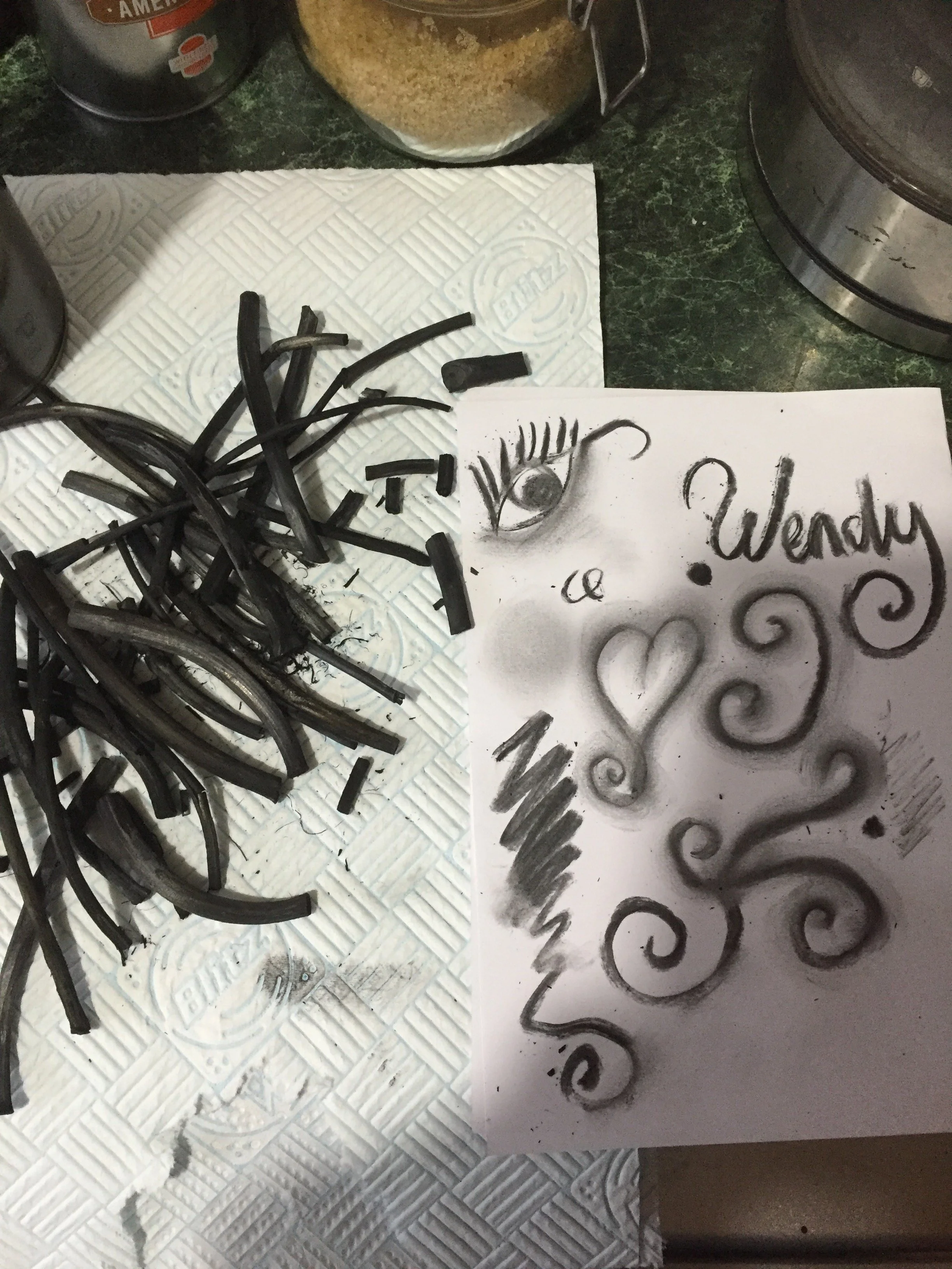 From Willow to Charcoal: Making Our Own Drawing Materials