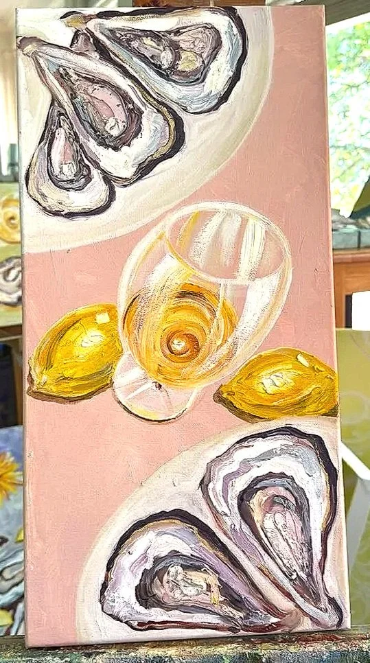 Oysters and White Wine