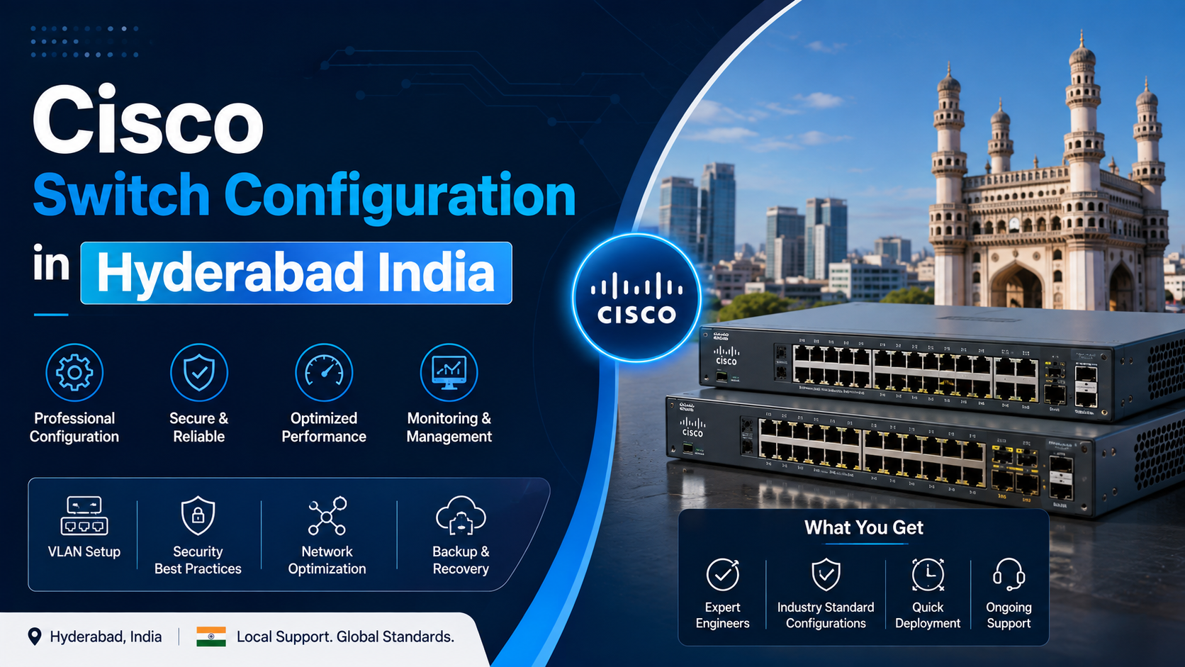 Cisco Switch Configuration in Hyderabad India