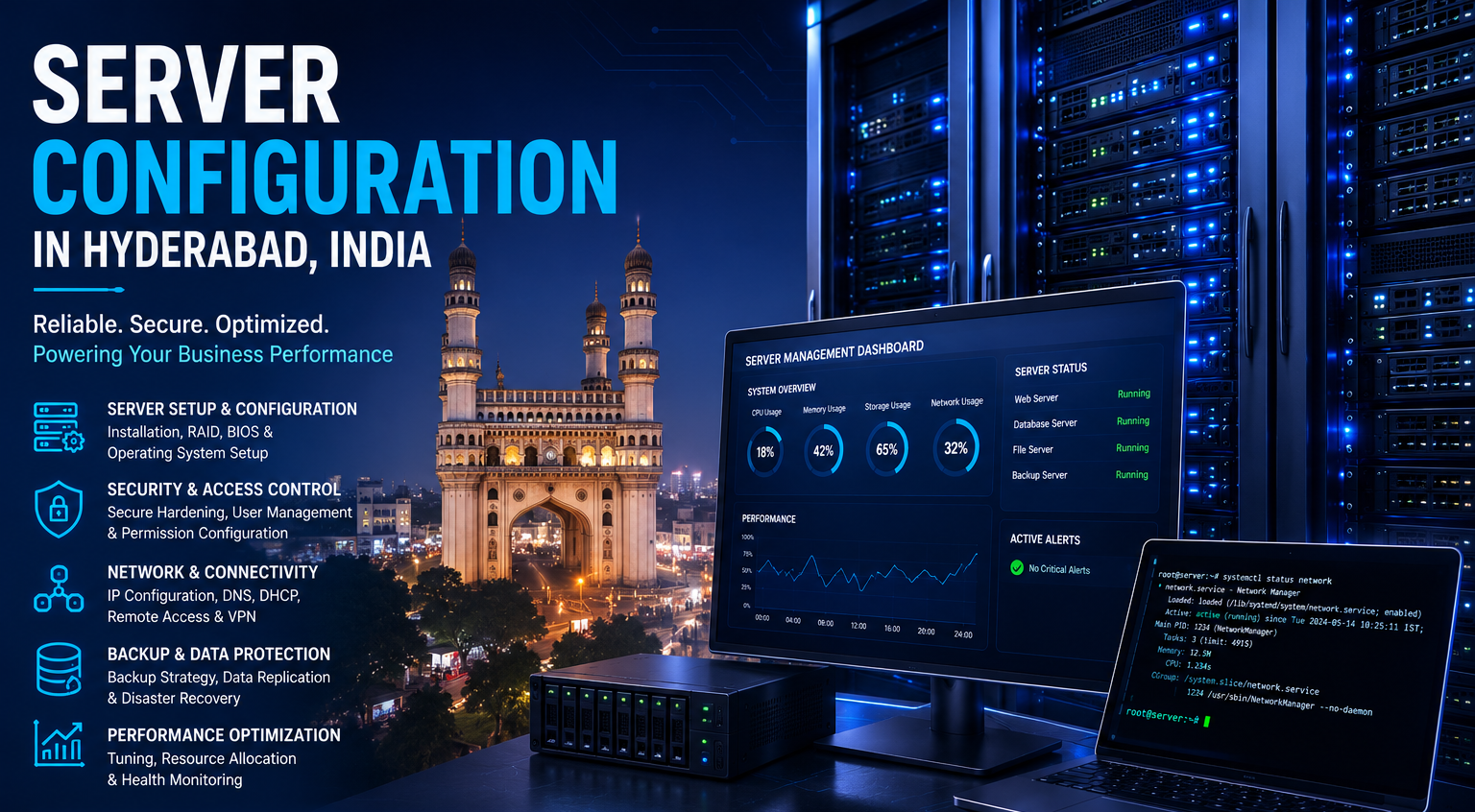 Server Configuration in Hyderabad, India