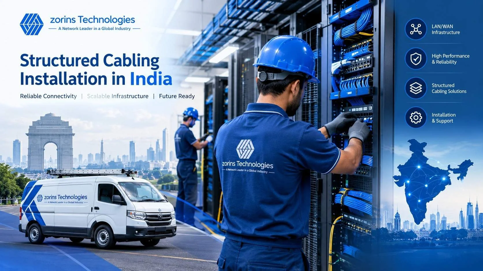 Structured Cabling Installation in India