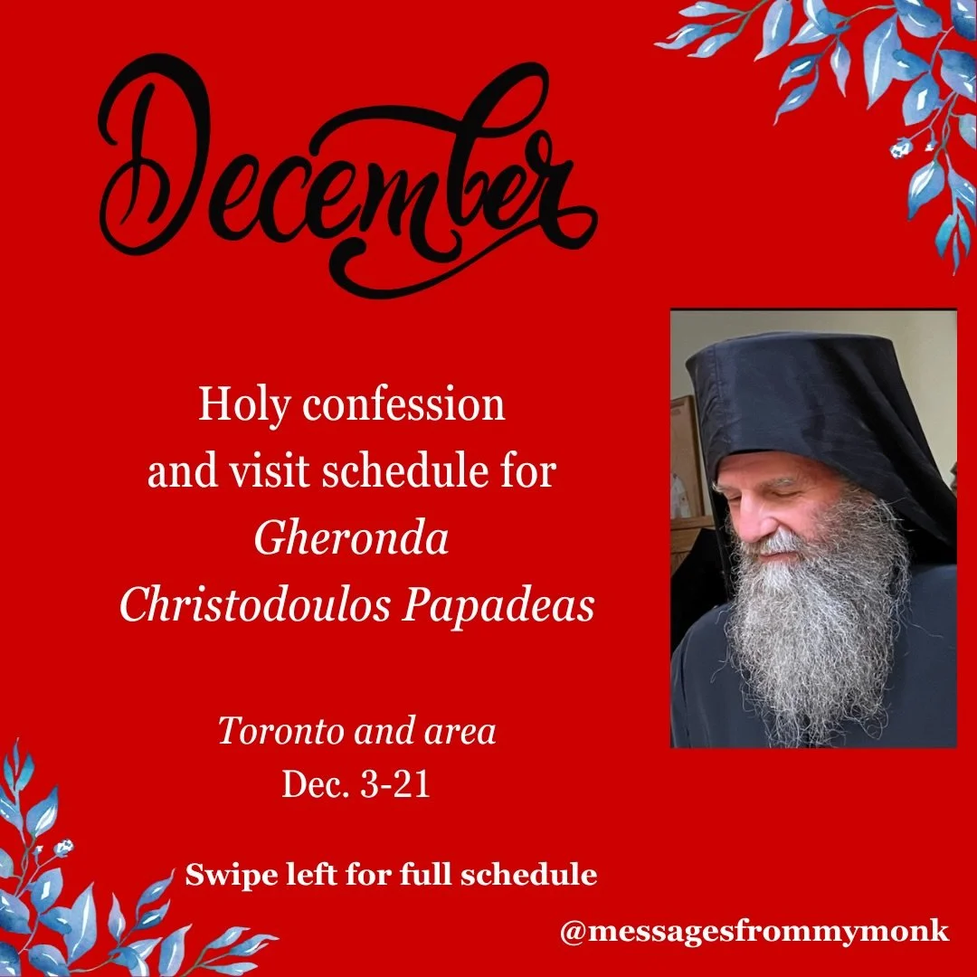 Confessions with Fr. Christodoulos Papadeas