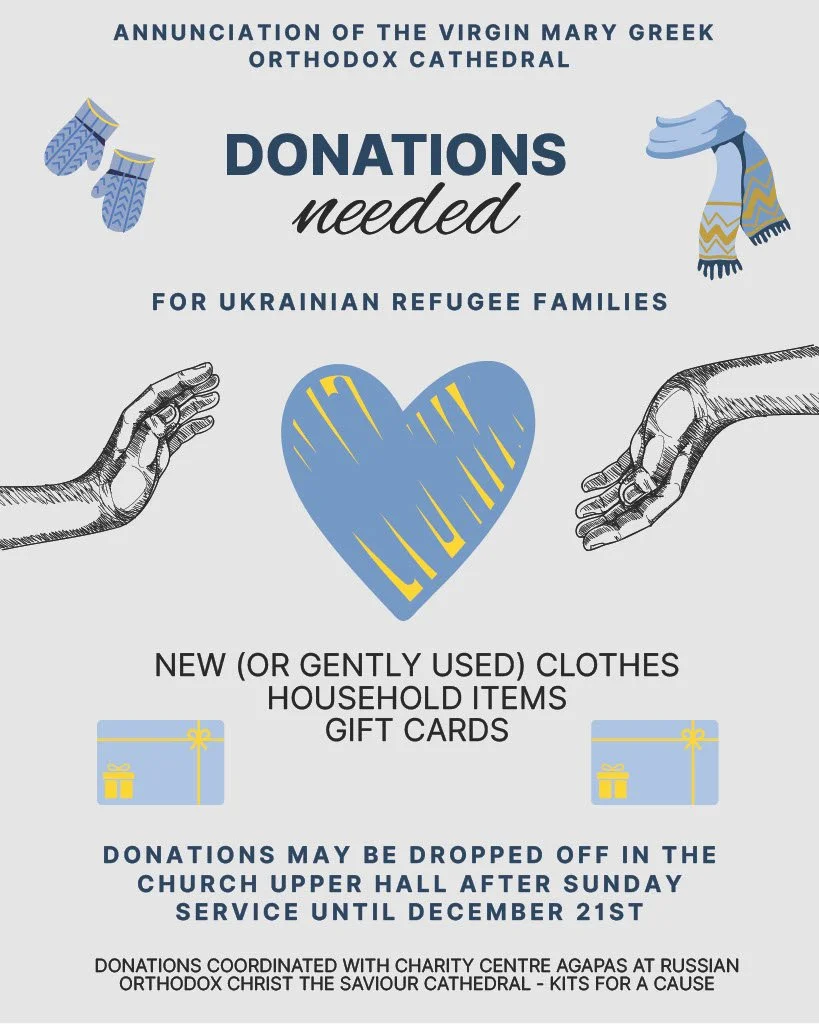 Donations for Ukrainian Refugee Families
