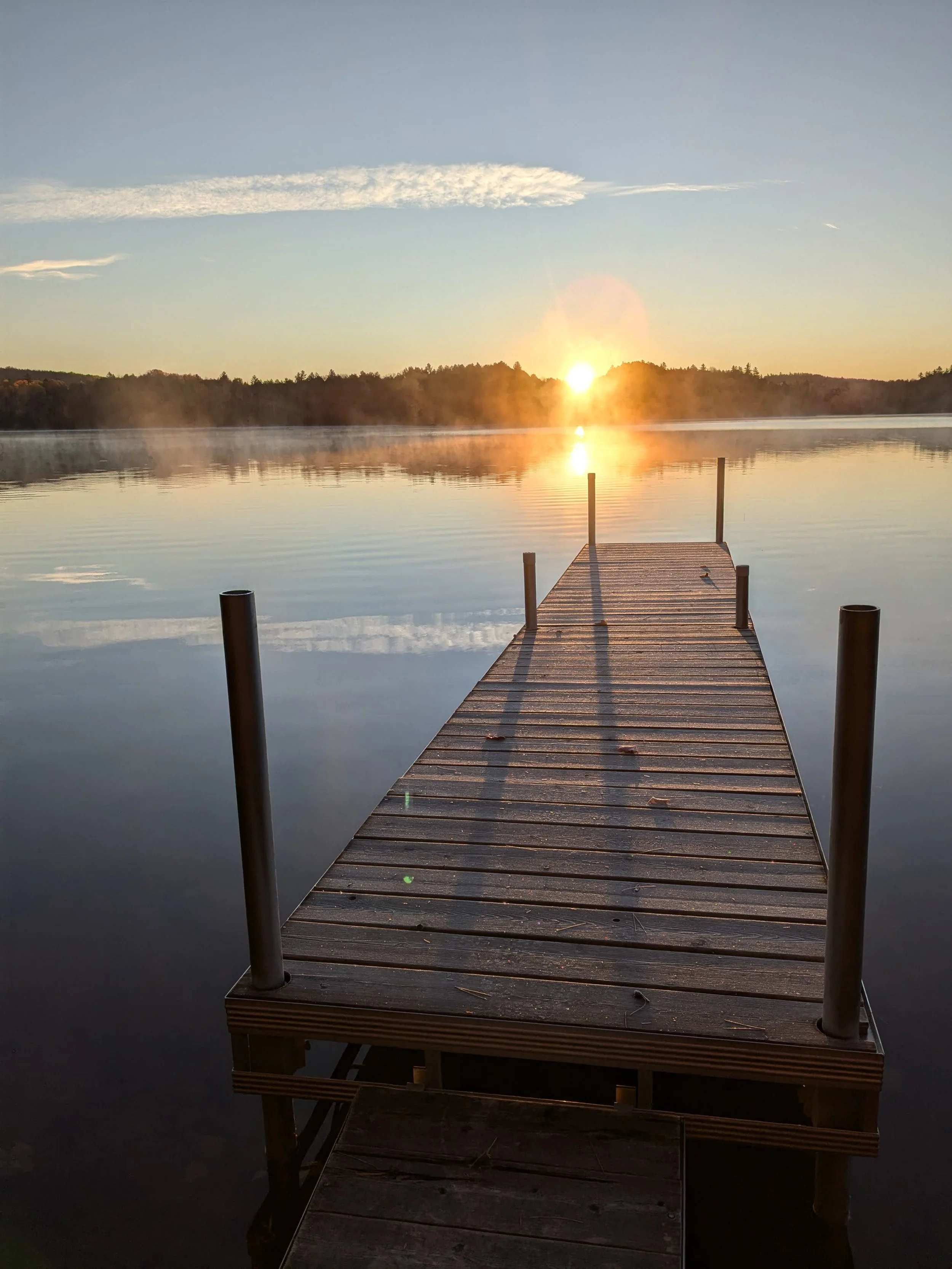 The dock, the deck, the place where I spend most of my time. 