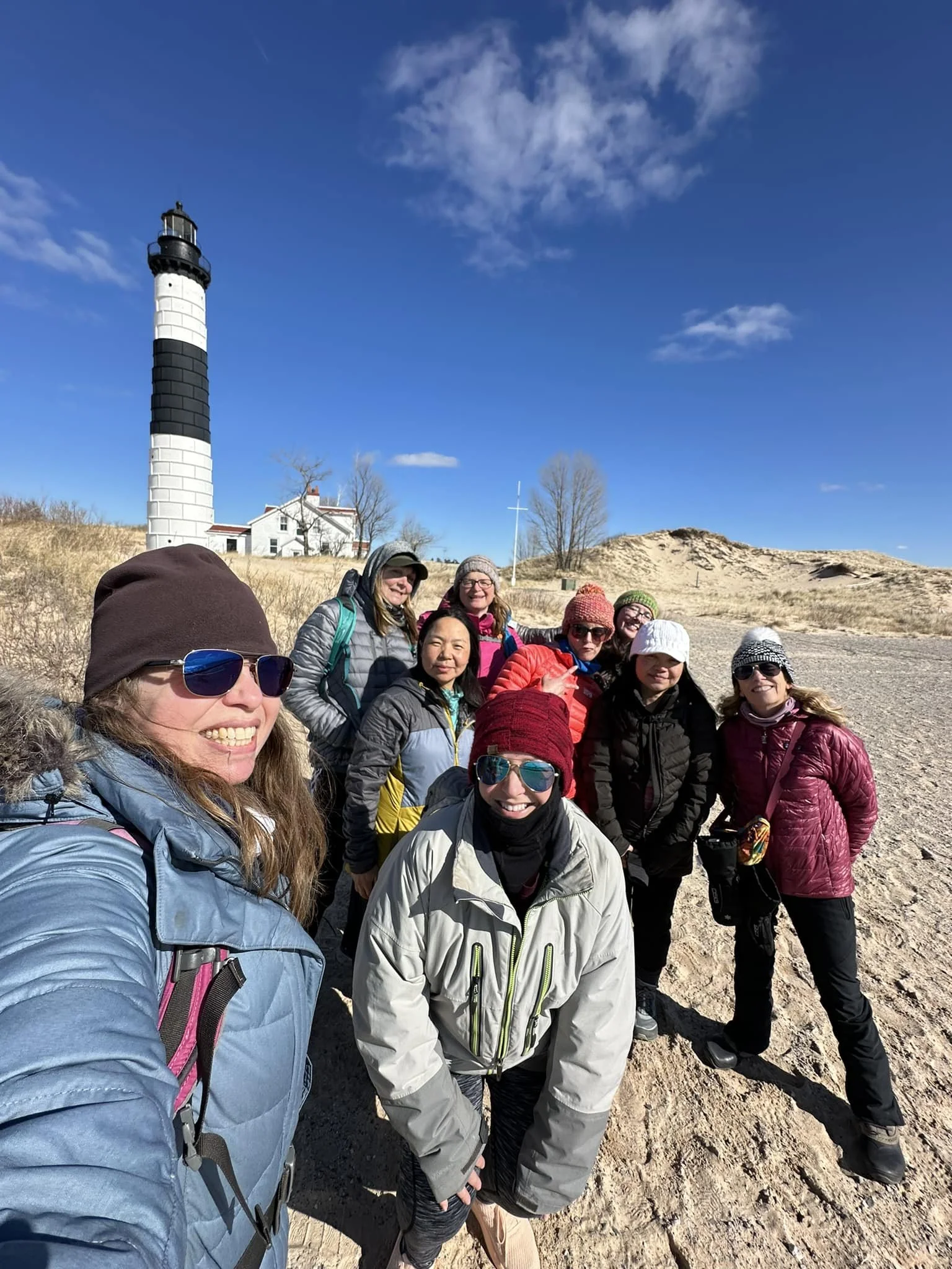 February Camping at Fort Custer Recreation Area