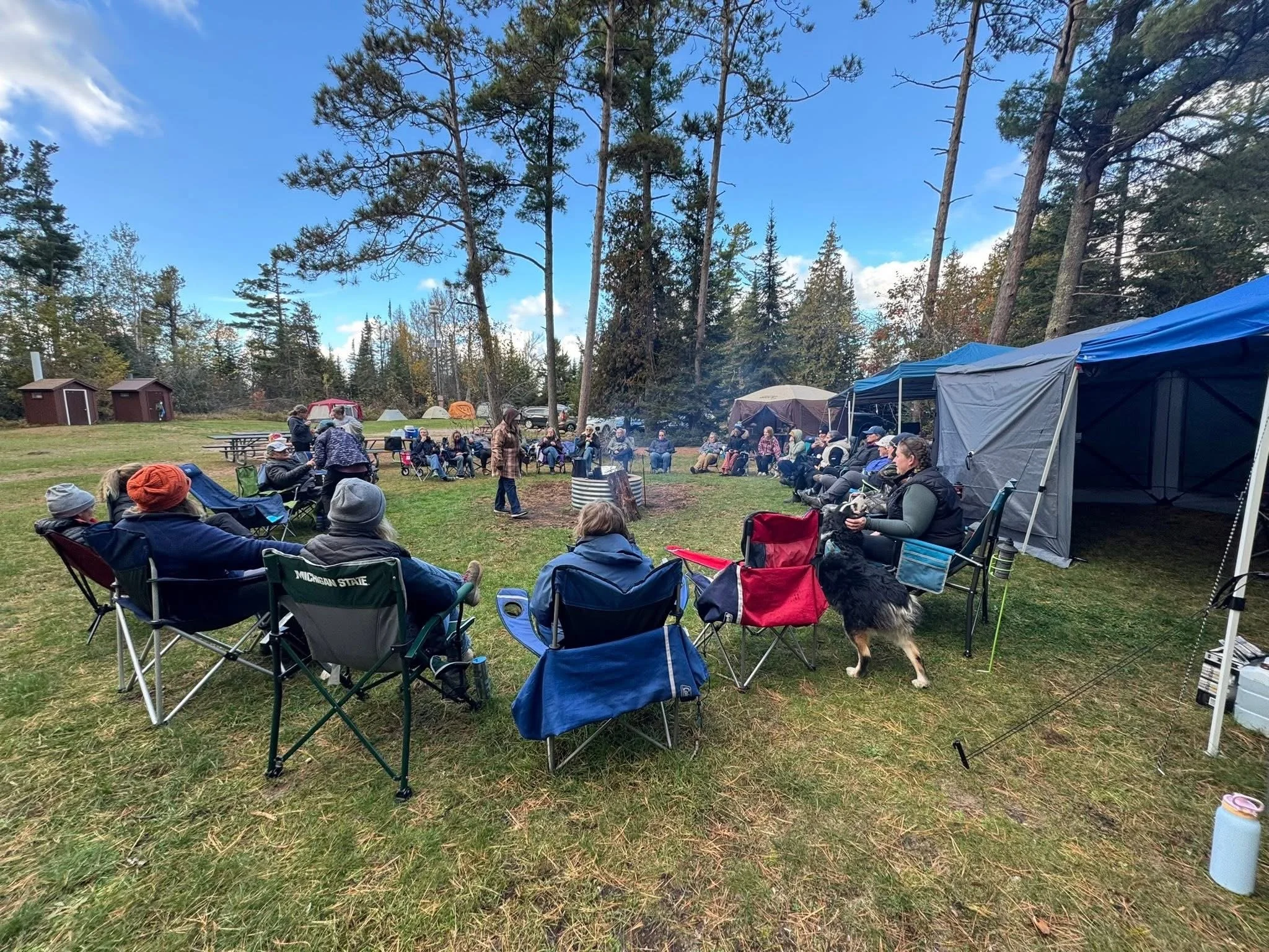 October Camping at Wilderness State Park