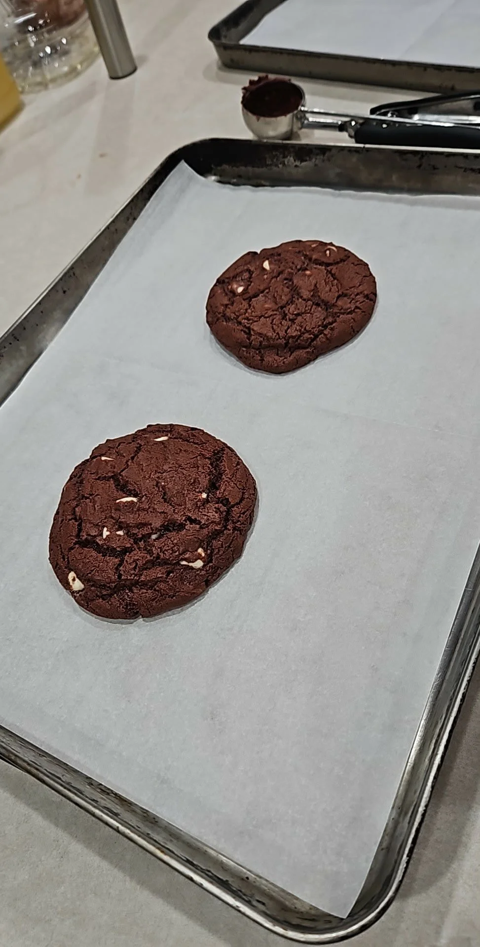 Dozen Red Velvet White Chocolate Big Cookies