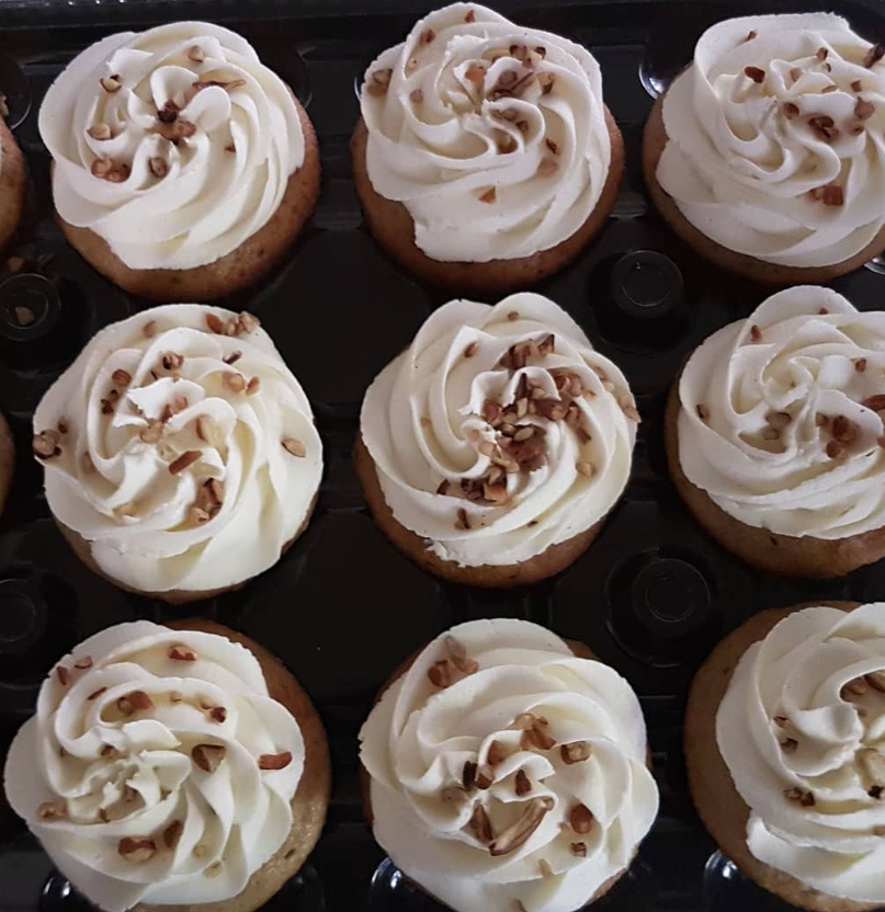 Dozen Butter Pecan Cupcakes
