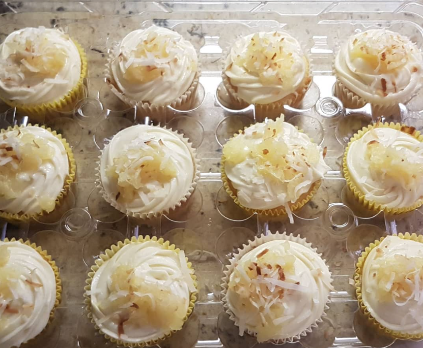 Dozen Pina Colada Cupcakes