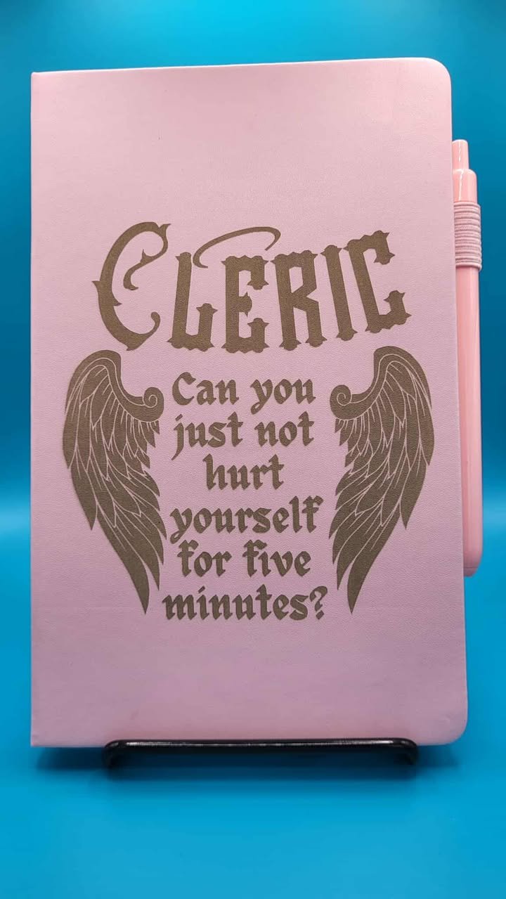 Cleric Large Notebook - Light Pink