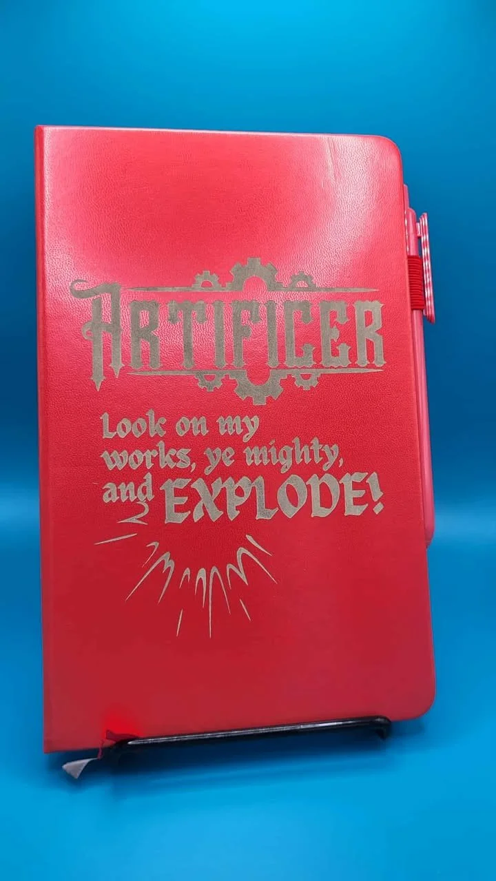Artificer Large Notebook - Red