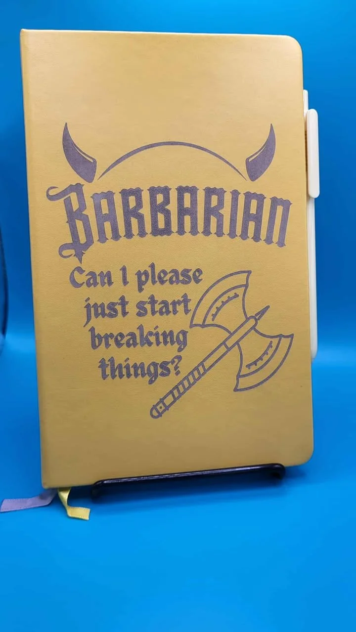 Barbarian Large Notebook - Yellow