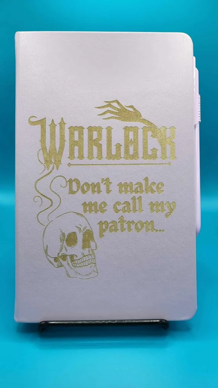Warlock Large Notebook - Light Purple