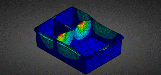 Box + Divider Fixed Divider Force Deformation