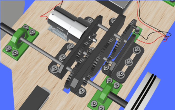 Refined Gear Drive System and Base Design