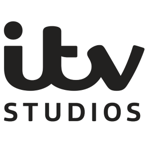 ITV Studios logo in black and white.
