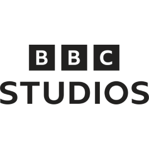 BBC Studios logo in black and gray.
