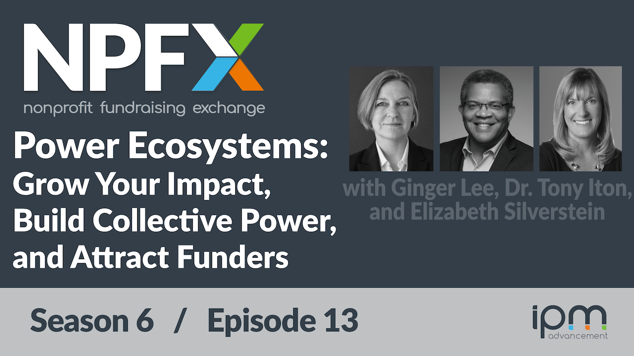 [Ep. 78] Power Ecosystems: Grow Your Impact, Build Collective Power, and Attract Funders (with Ginger Lee, Dr. Tony Iton, and Elizabeth Silverstein)