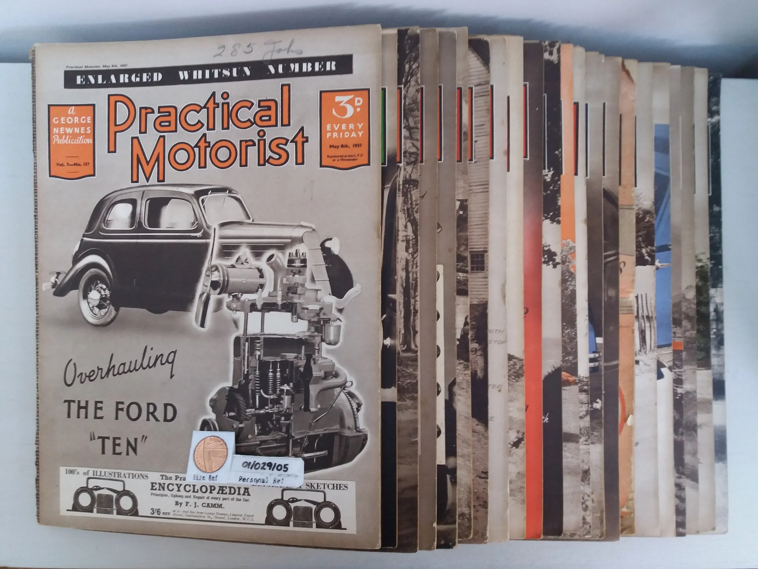 1937 | Vol 7. Practical Motorist Magazines, 22x Issues