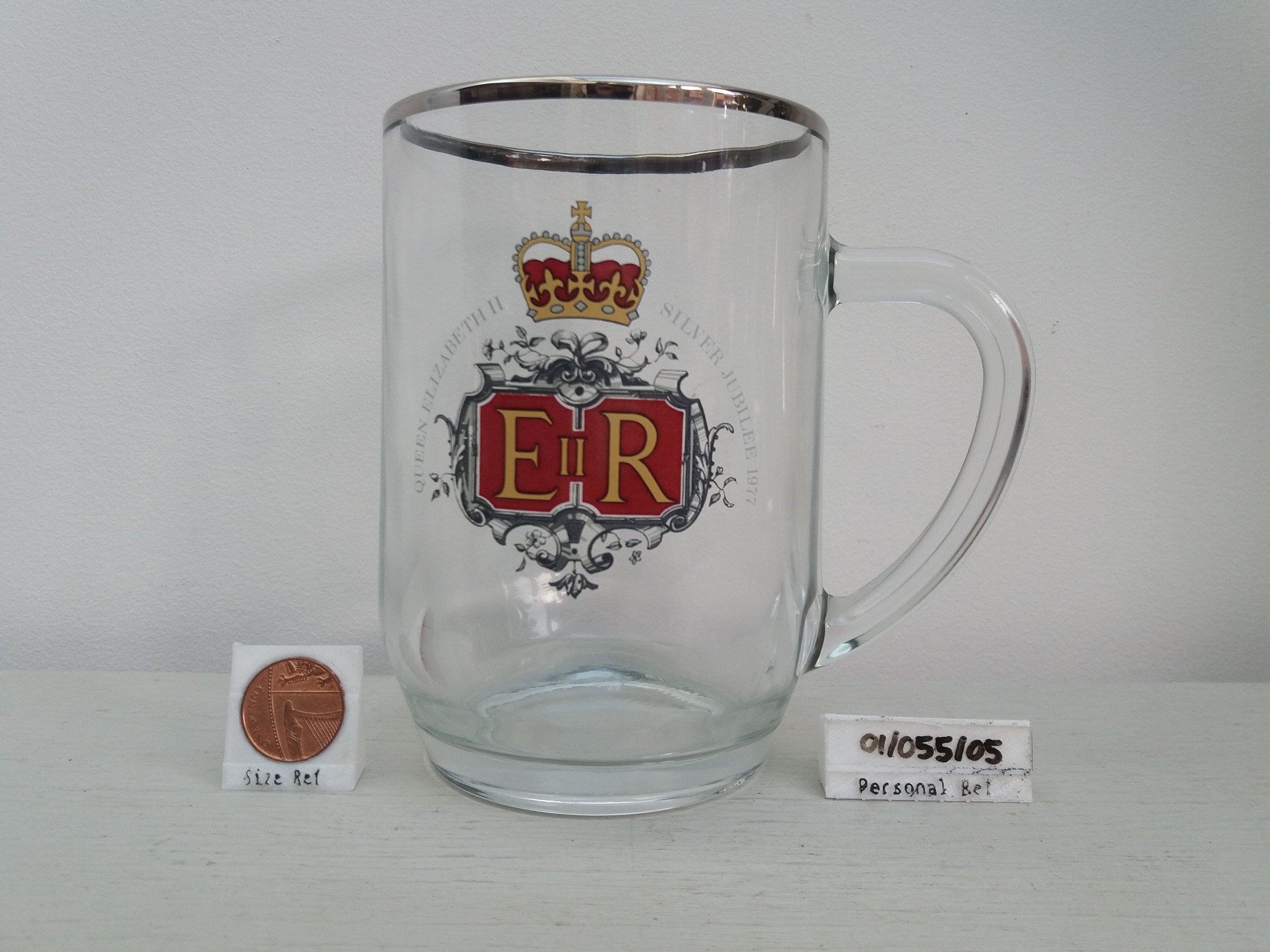 1977  |  Silver Jubilee Beer Glass
